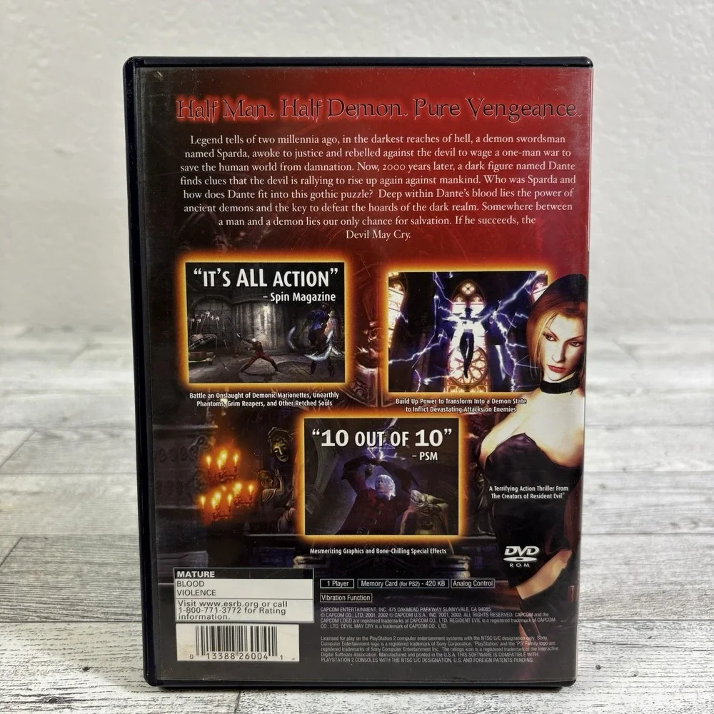 Devil May Cry PS2 PlayStation 2 Complete CIB